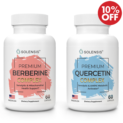 2-Pack ADVANCED SENOLYTIC Complex (Berberine and Quercetin)