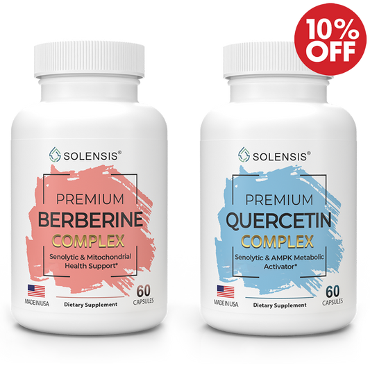 2-Pack ADVANCED SENOLYTIC Complex (Berberine and Quercetin)