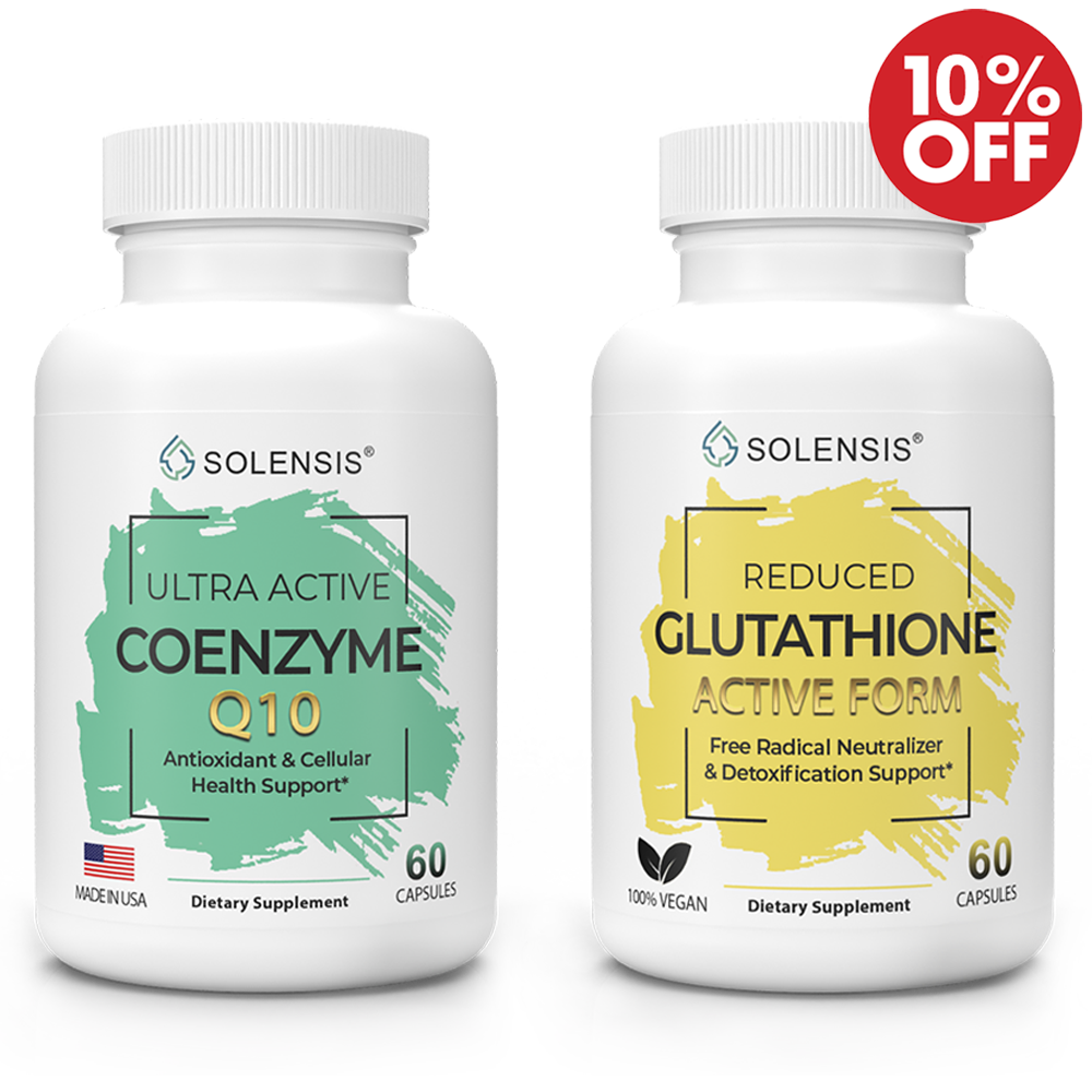 2-Pack ADVANCED DNA PROTECTION (L-Glutathione and Coenzyme Q10)