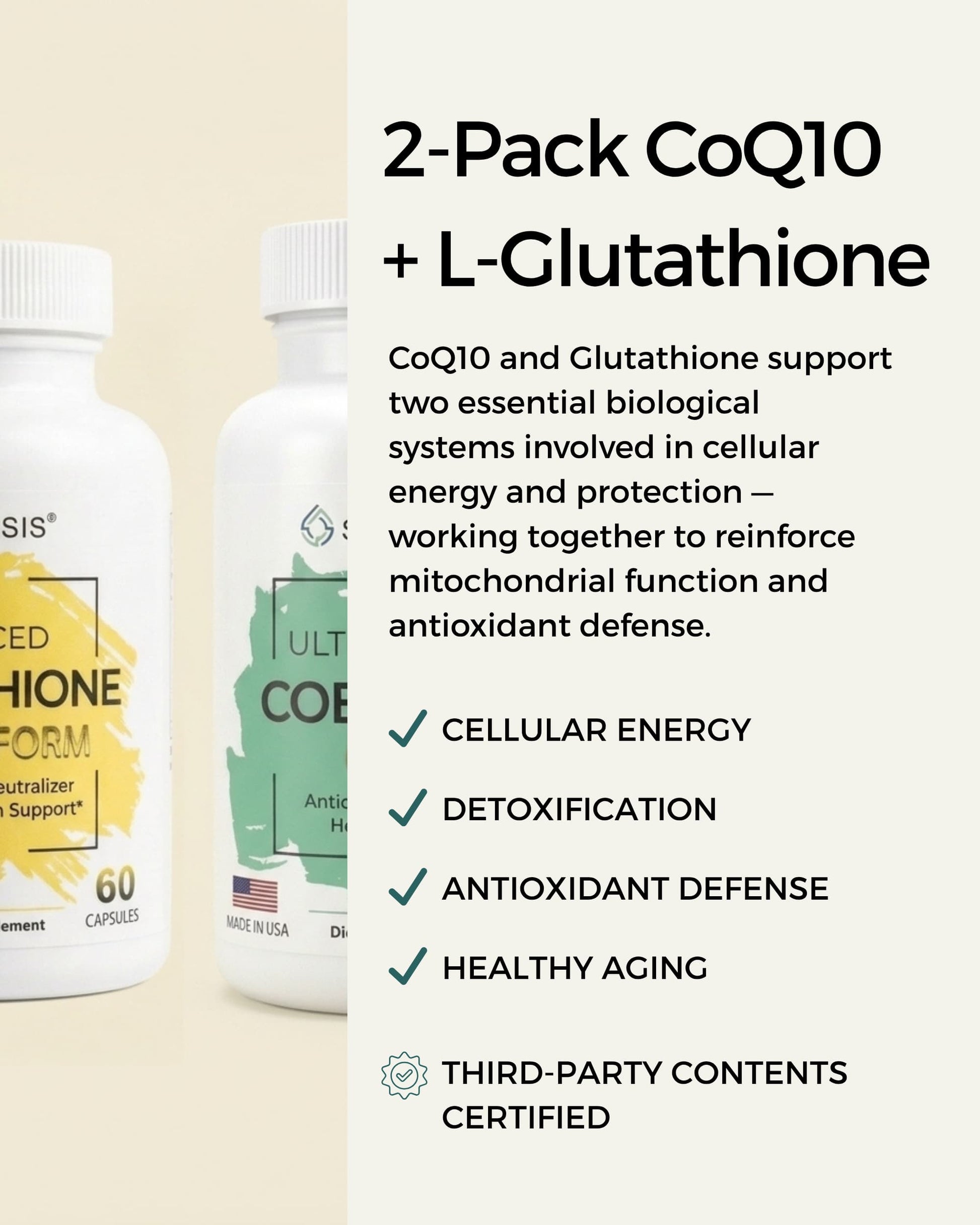 2-pack_CoQ10_Glutathione health benefits