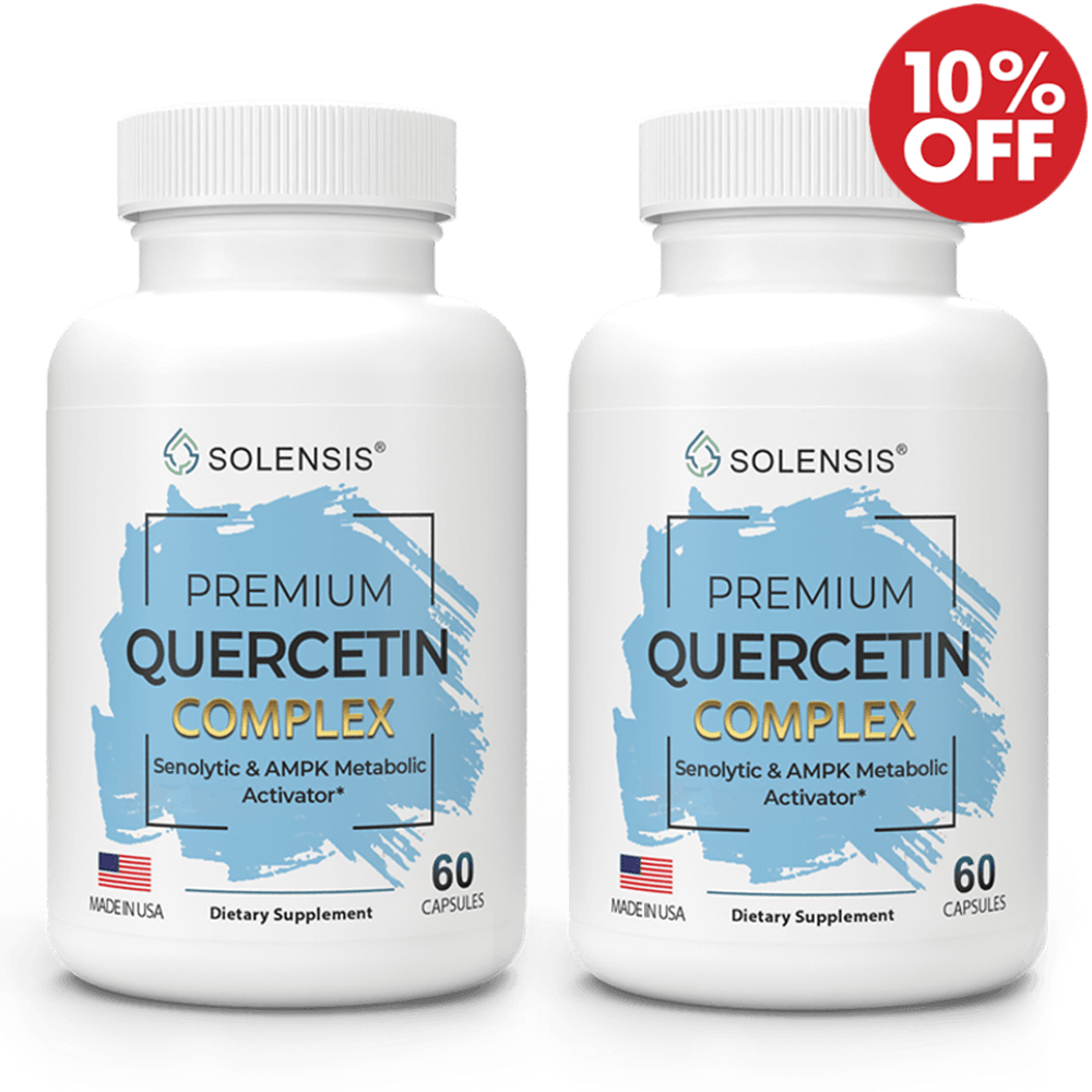 Quercetin — Senolytic for Cellular Renewal & Inflammaging Defense (Adults 30+)