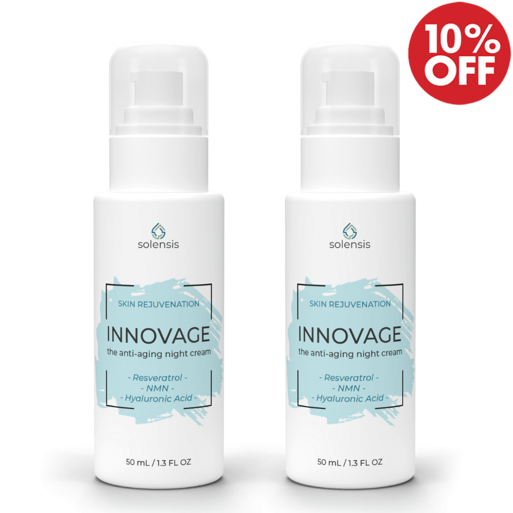 The INNOVAGE™ Night Cream — NMN + Resveratrol NAD⁺ Overnight Repair for Anti-Aging, Hydration & Skin Renewal (30+)