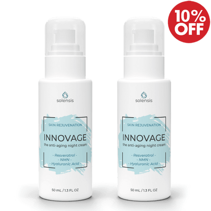 The INNOVAGE™ Night Cream — NMN + Resveratrol NAD⁺ Overnight Repair for Anti-Aging, Hydration & Skin Renewal (30+)