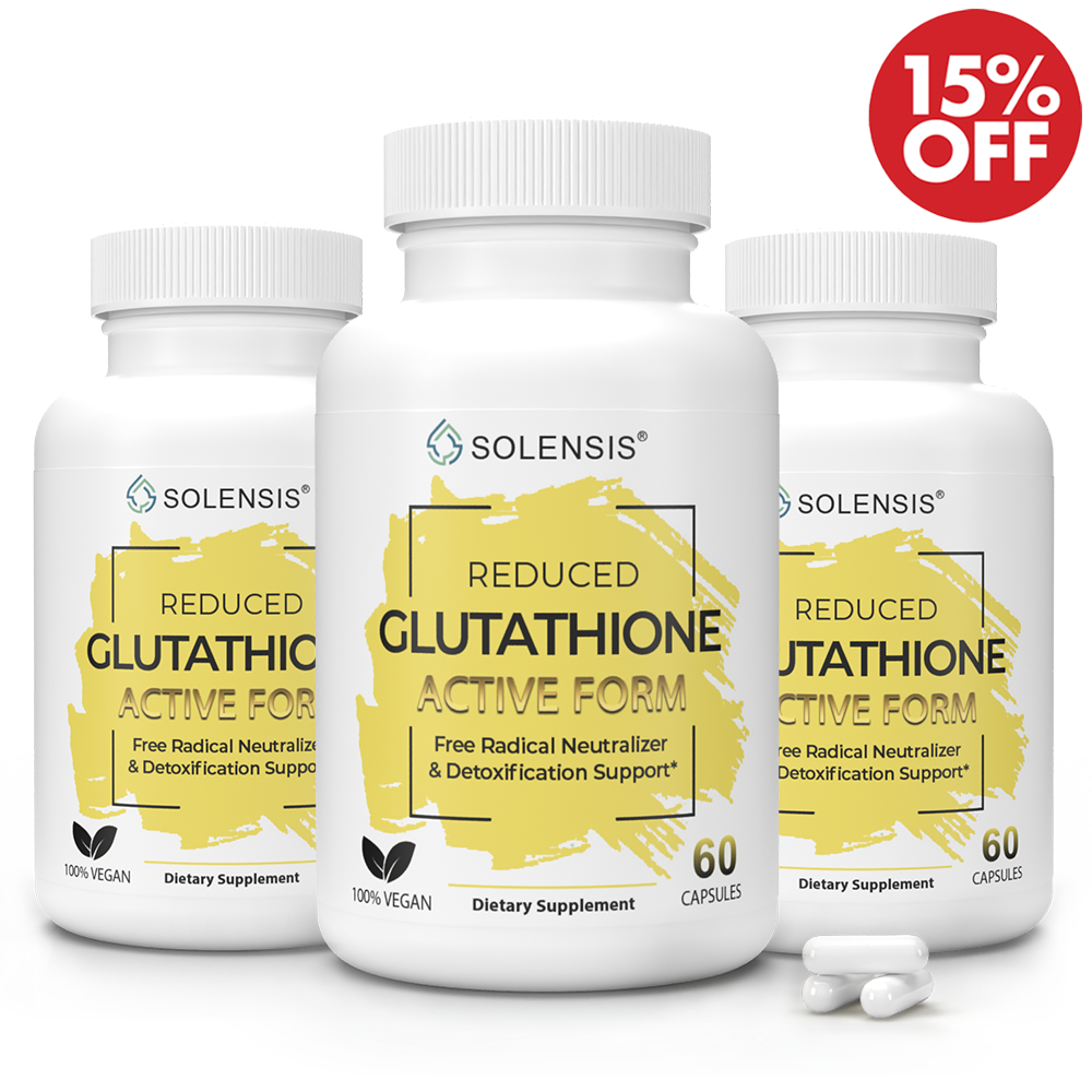 3-Pack L-GLUTATHIONE – REDUCED ACTIVE FORM