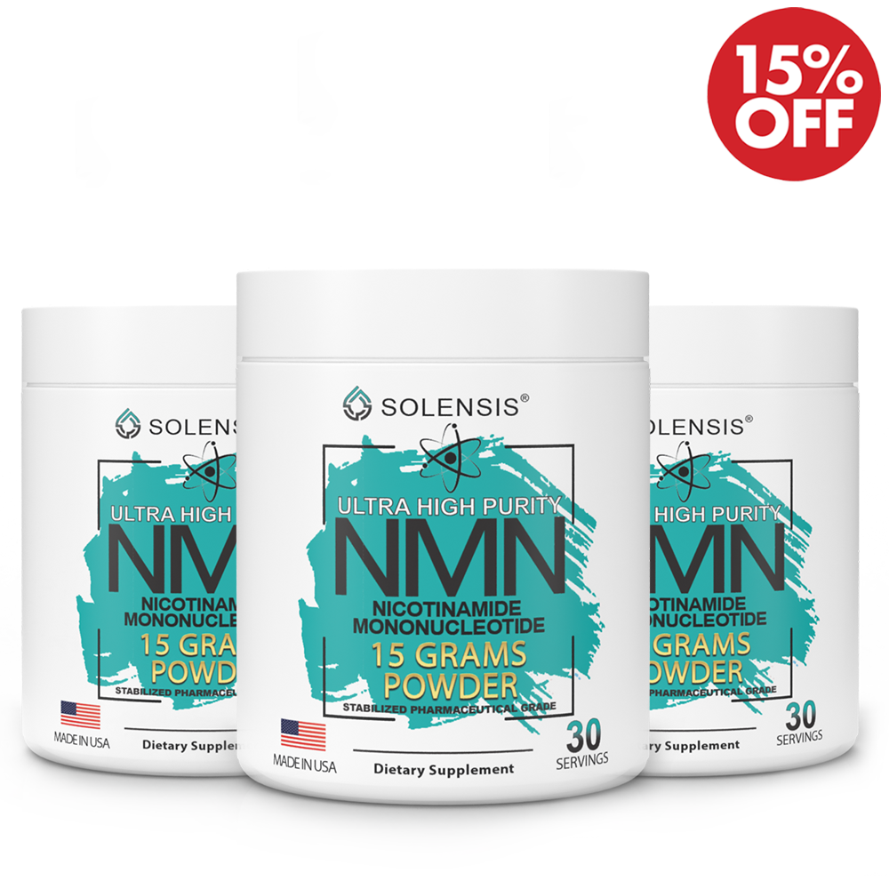 3-Pack NMN Nicotinamide Mononucleotide 15G