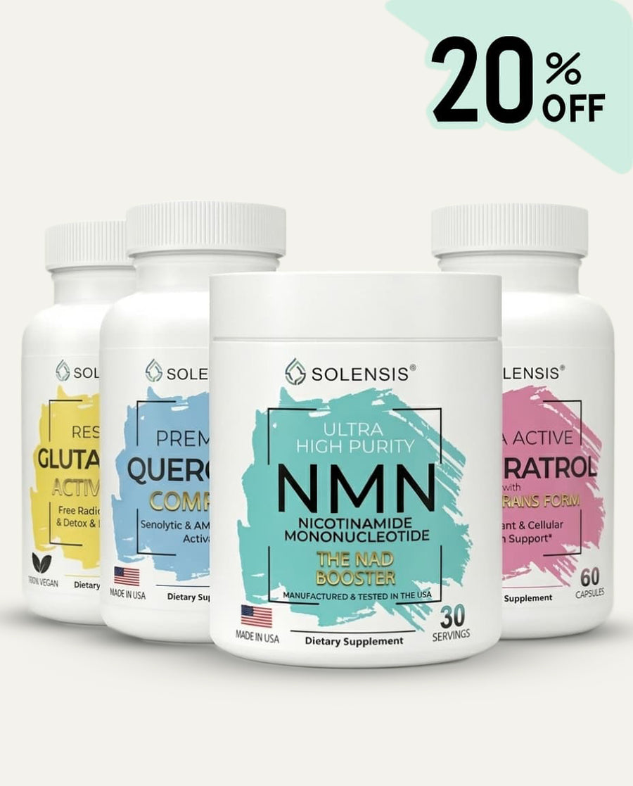 Premium Quercetin Complex Senolytic Supplement | Solensis Premium Quercetin Complex Senolytic Supplement | Solensis