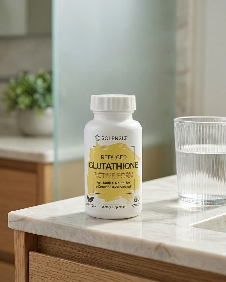 2-Pack CoQ10 + L-Glutathione Synergistic Formula for Detox, Energy, Solensis 2-Pack CoQ10 + L-Glutathione Synergistic Formula for Detox, Energy, Solensis