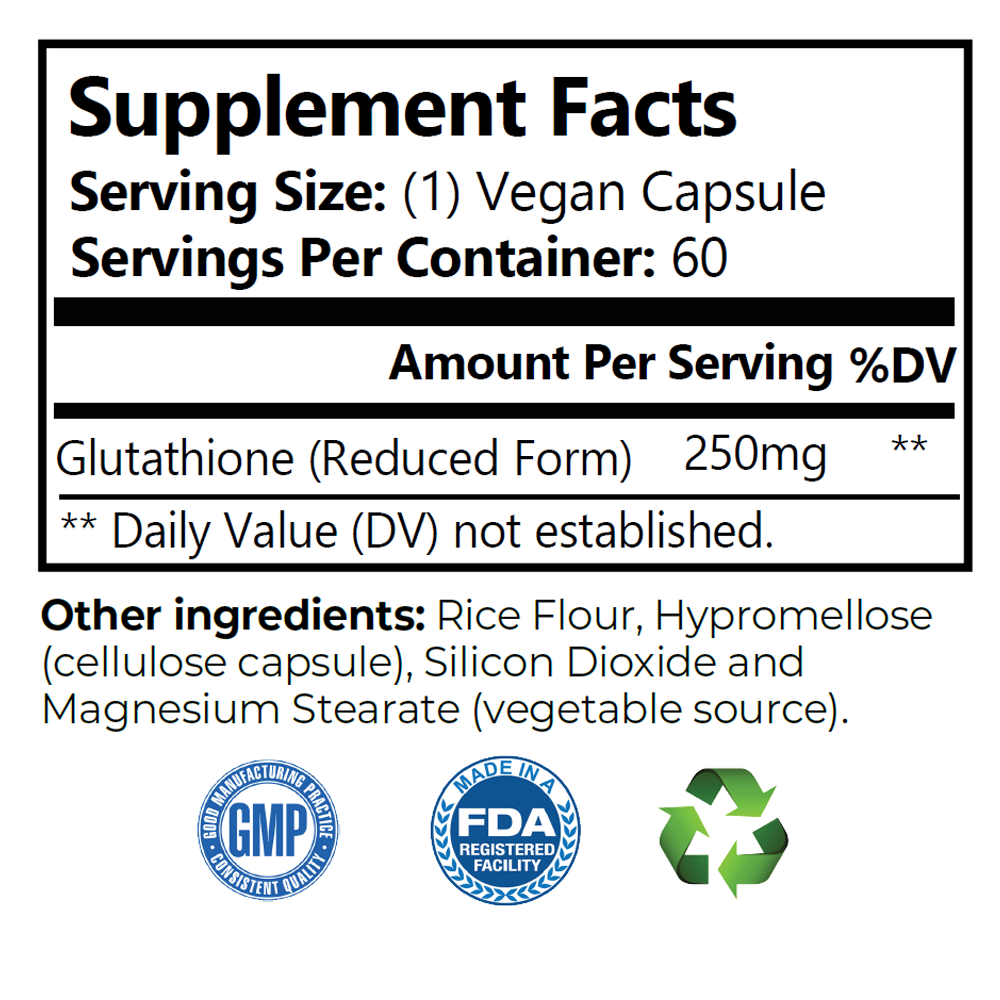 L-GLUTATHIONE – REDUCED ACTIVE FORM