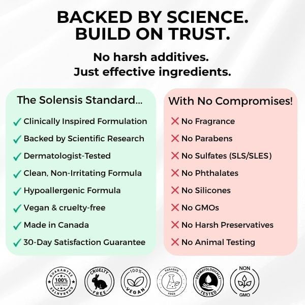 Innovage serum and night cream NMN NAD by Solensis