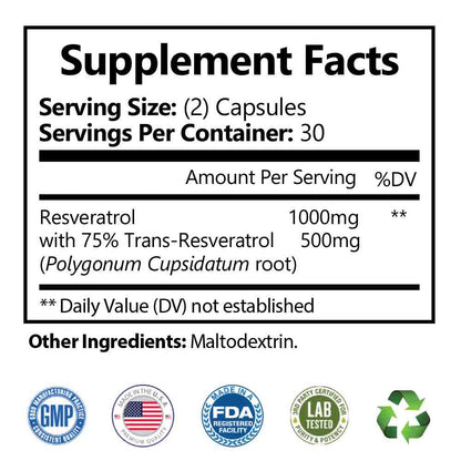 Premium High Purity Resveratrol Complex