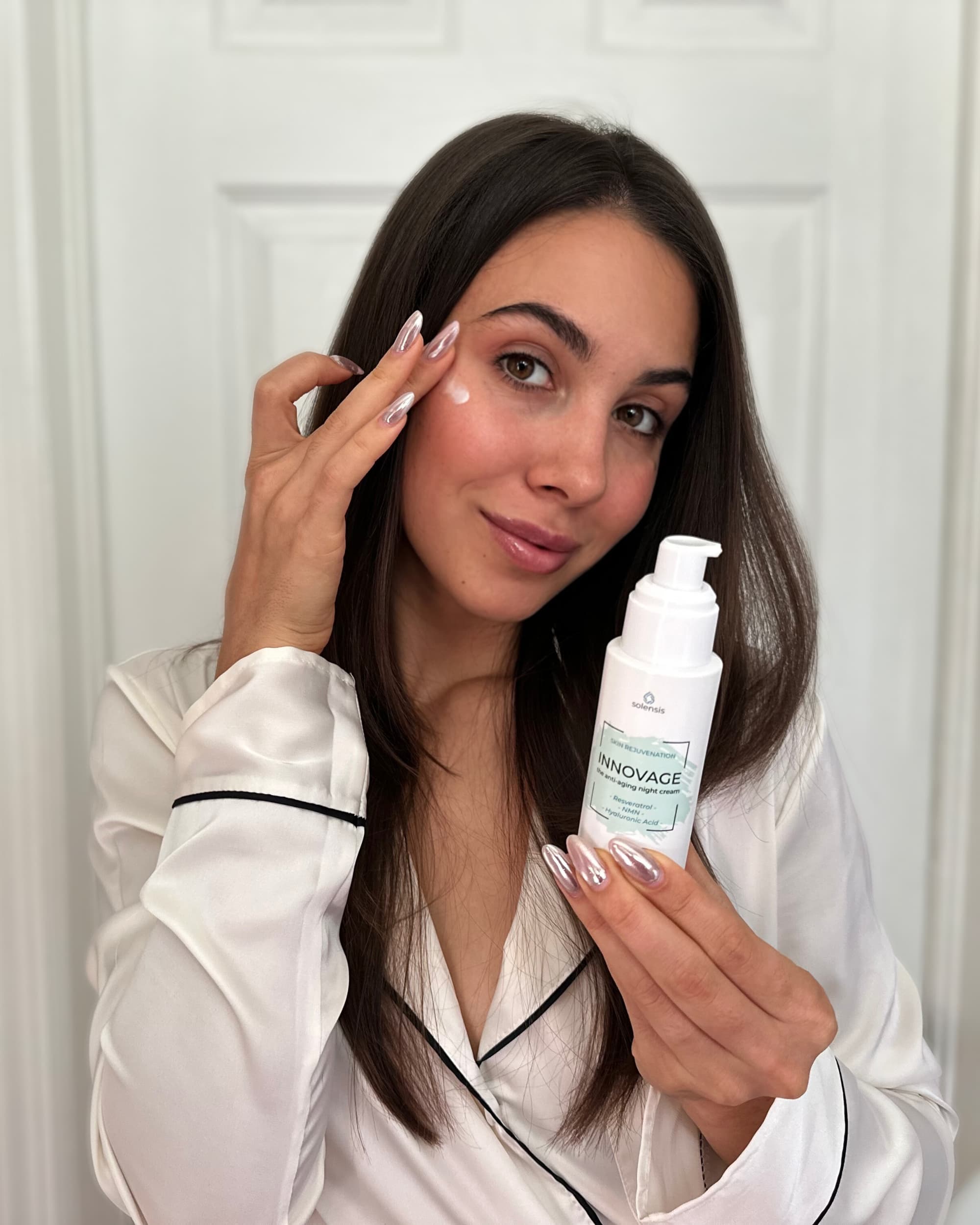 NMN Night Cream + Serum Bundle — Complete NAD+ Skincare | Solensis