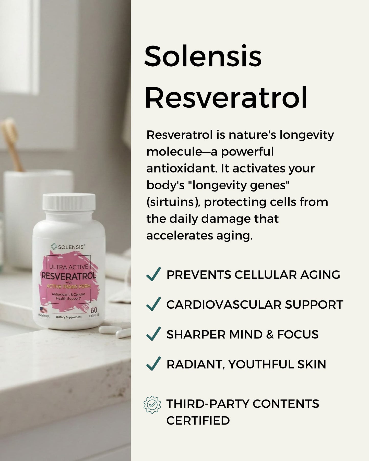 Resveratrol health benefits
