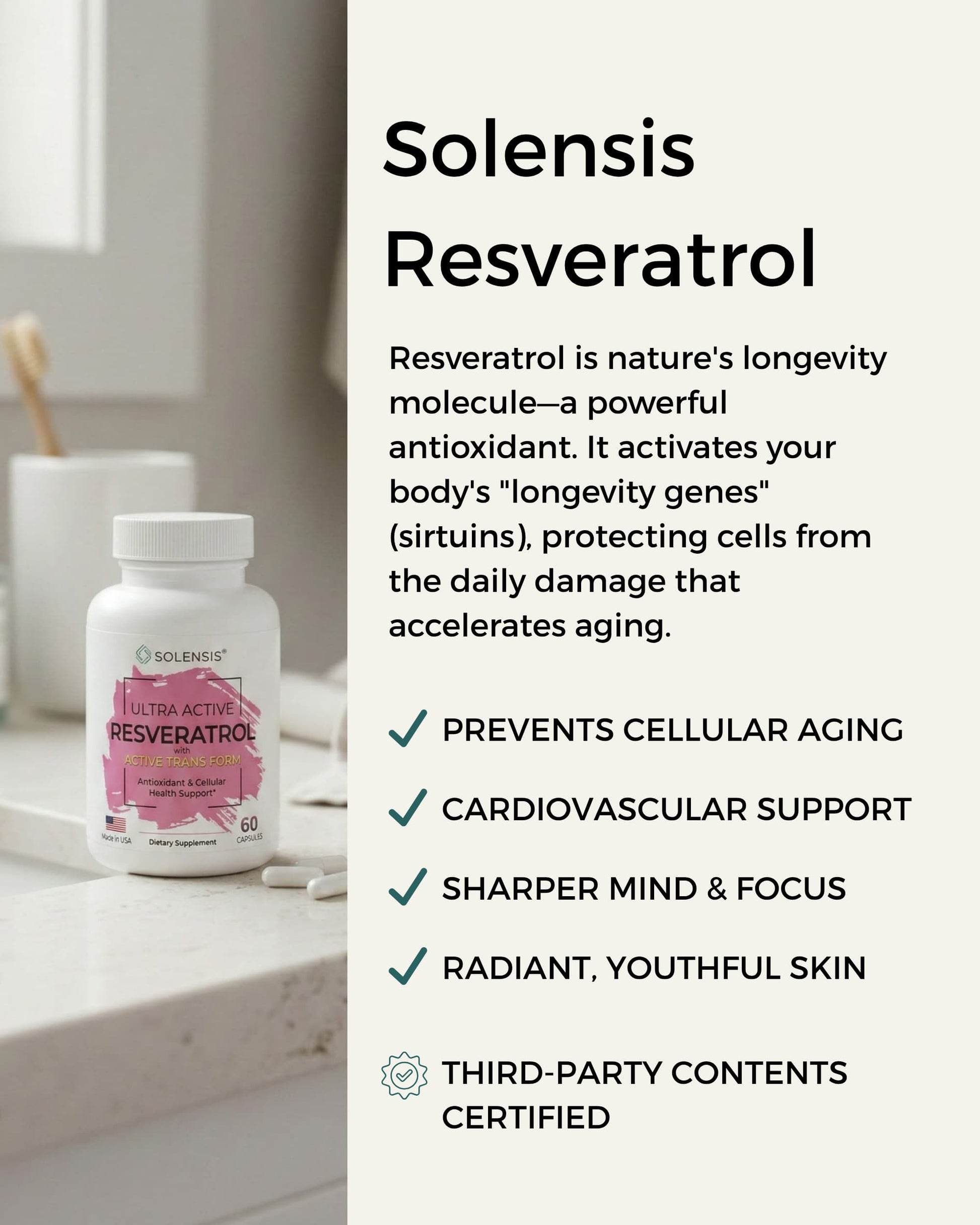 Resveratrol health benefits